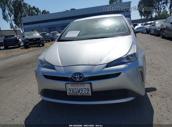 JTDKAMFUXN3186384 2022 TOYOTA PRIUS Silver ხელსაწყოთა პანელის ხედი