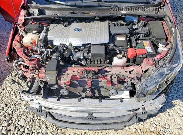 JTDKARFP1K3113102 2019 TOYOTA PRIUS Red 