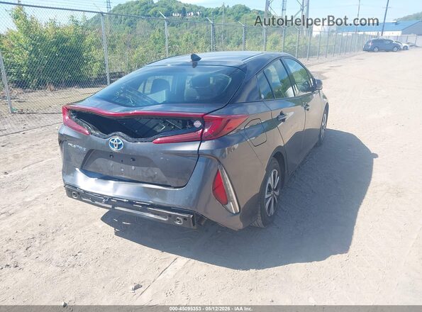 JTDKARFP2J3076155 2018 TOYOTA PRIUS PRIME Серый Задняя правая четверть