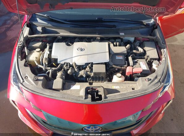 JTDKARFP3K3105034 2019 TOYOTA PRIUS PRIME Red Vista trasera