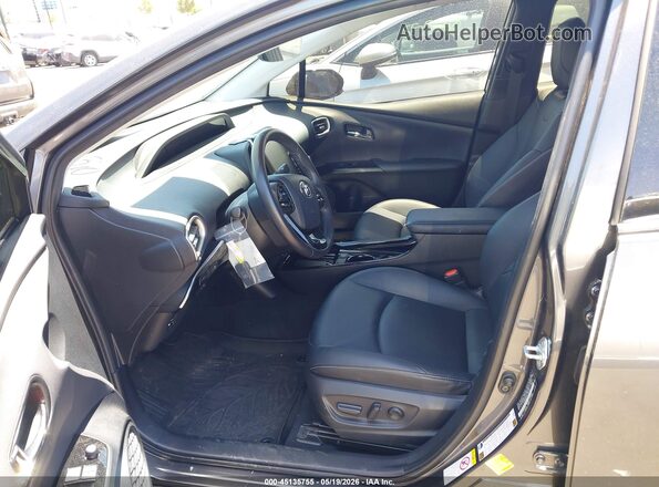 JTDKARFP5L3149487 2020 TOYOTA PRIUS PRIME Gray წინა სალონის ხედი
