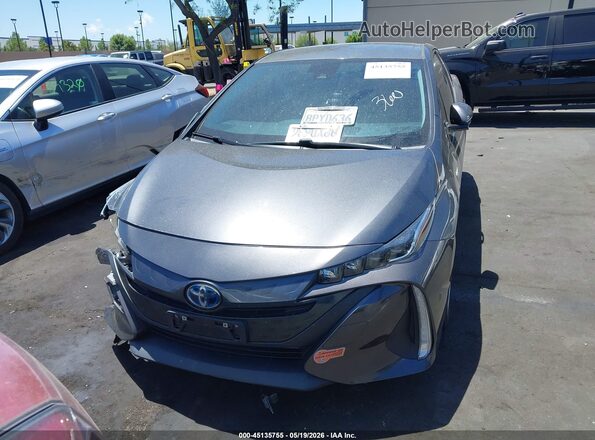 JTDKARFP5L3149487 2020 TOYOTA PRIUS PRIME Gray ხელსაწყოთა პანელის ხედი