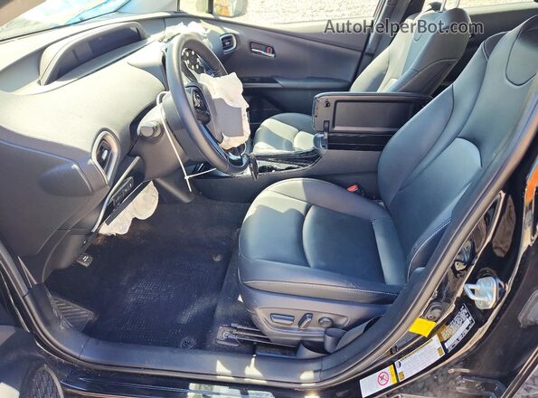 JTDKARFP5L3160487 2020 TOYOTA PRIUS Black Front interior view