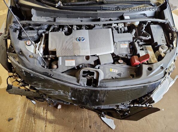 JTDKARFP5L3160487 2020 TOYOTA PRIUS Black Rear interior view