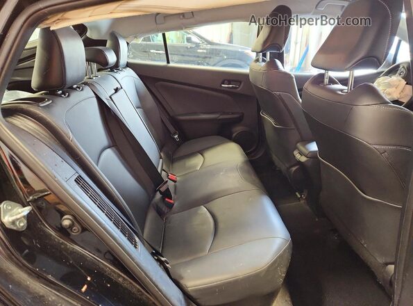 JTDKARFP5L3160487 2020 TOYOTA PRIUS Black Rear seats view