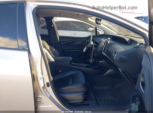 JTDKARFP7K3114190 2019 TOYOTA PRIUS PRIME Silver Widok wnętrza z przodu