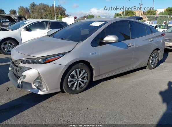 JTDKARFP7K3114190 2019 TOYOTA PRIUS PRIME Silver Przód lewy