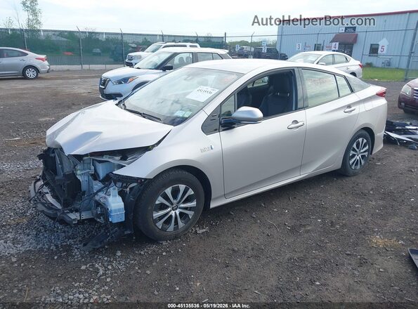 JTDKARFP9L3147645 2020 TOYOTA PRIUS PRIME Silver Przód lewy