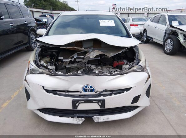 JTDKARFU1G3002661 2016 TOYOTA PRIUS Белый Вид спереди