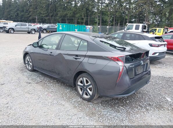 JTDKARFU1G3505669 2016 TOYOTA PRIUS Gray Rear left