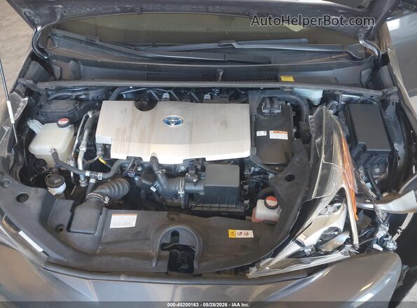 JTDKARFU3G3516656 2016 TOYOTA PRIUS Серый Вид сзади
