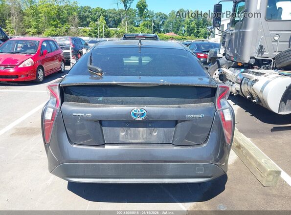 JTDKARFU3G3526569 2016 TOYOTA PRIUS Gray 