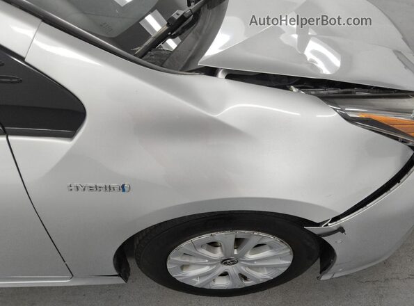 JTDKARFU3K3087964 2019 TOYOTA PRIUS Silver 
