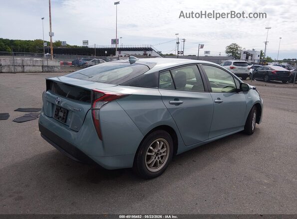 JTDKARFUXG3014565 2016 TOYOTA PRIUS Turquoise უკანა მარჯვენა