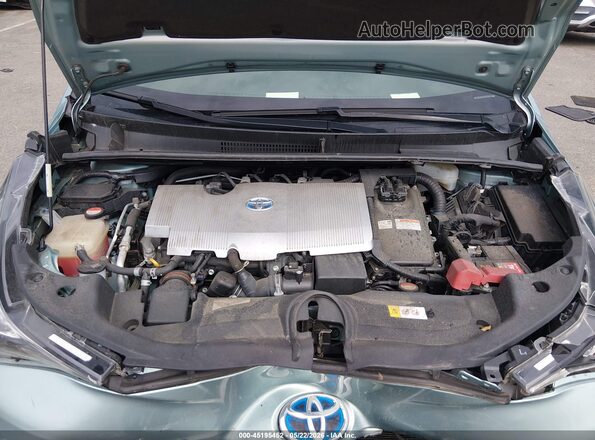 JTDKARFUXG3014565 2016 TOYOTA PRIUS Turquoise უკანა ხედი