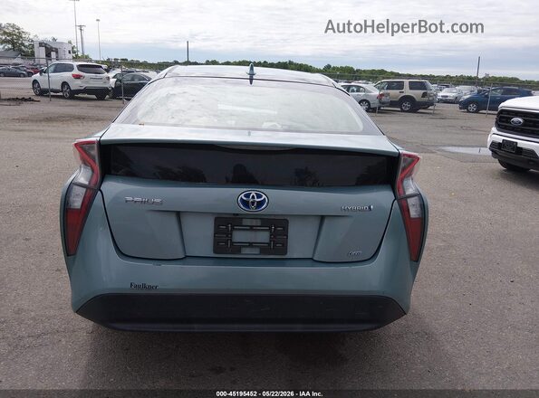 JTDKARFUXG3014565 2016 TOYOTA PRIUS Turquoise 