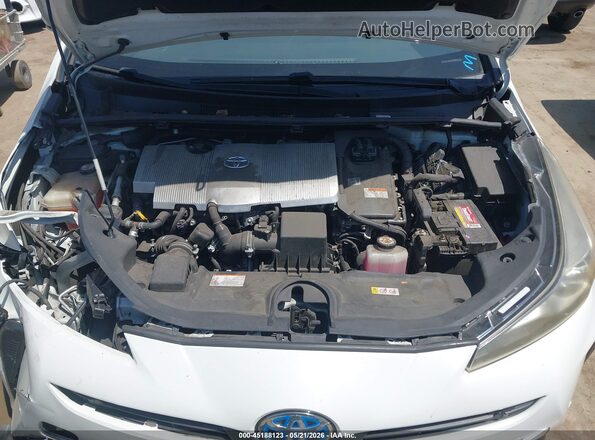 JTDKARFUXK3070255 2019 TOYOTA PRIUS White Вид ззаду