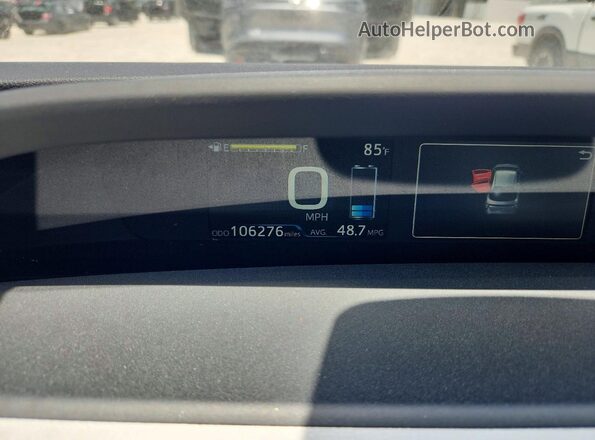 JTDKBRFU2H3044481 2017 TOYOTA PRIUS Gray 