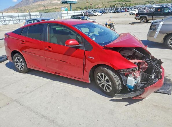 JTDL9MFU1M3022646 2021 TOYOTA PRIUS Red Delantero derecho