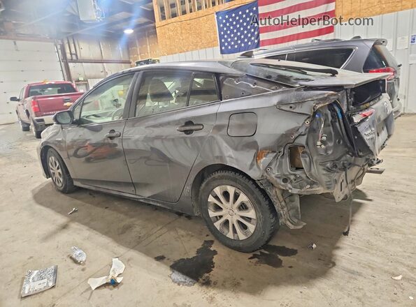 JTDL9MFU7M3028029 2021 TOYOTA PRIUS Charcoal 