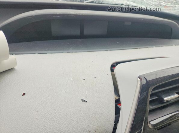 JTDL9MFU8N3036285 2022 TOYOTA PRIUS White Instrument cluster view