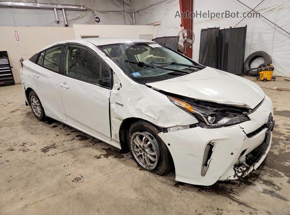 JTDL9MFUXM3027201 2021 TOYOTA PRIUS Белый 