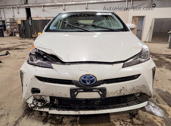 JTDL9MFUXM3027201 2021 TOYOTA PRIUS Белый 