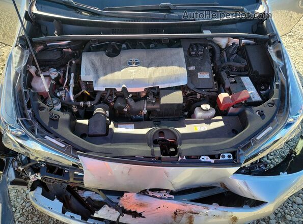 JTDL9MFUXM3031071 2021 TOYOTA PRIUS Silver Սալոնի հետևի տեսք