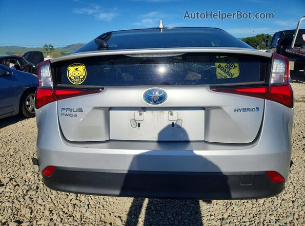 JTDL9MFUXM3031071 2021 TOYOTA PRIUS Silver Հետևի տեսք