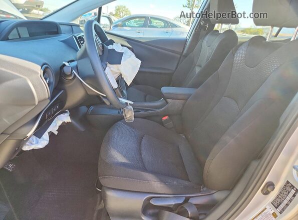 JTDL9MFUXM3031071 2021 TOYOTA PRIUS Silver Սալոնի դիմացի տեսք