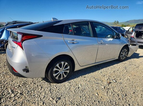 JTDL9MFUXM3031071 2021 TOYOTA PRIUS Silver Հետևի աջ