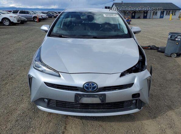 JTDL9RFU4K3005379 2019 TOYOTA PRIUS Silver Vista frontal