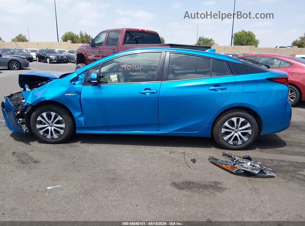 JTDL9RFU4L3019459 2020 TOYOTA PRIUS Blue 