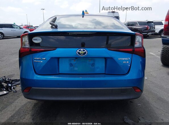 JTDL9RFU4L3019459 2020 TOYOTA PRIUS Blue 