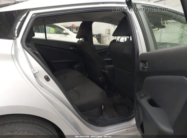JTDL9RFU5K3011157 2019 TOYOTA PRIUS Silver VIN კოდის სტიკერის ხედი