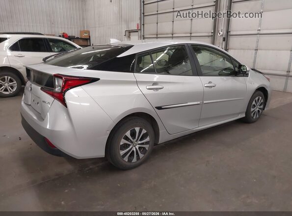 JTDL9RFU5K3011157 2019 TOYOTA PRIUS Silver უკანა მარჯვენა