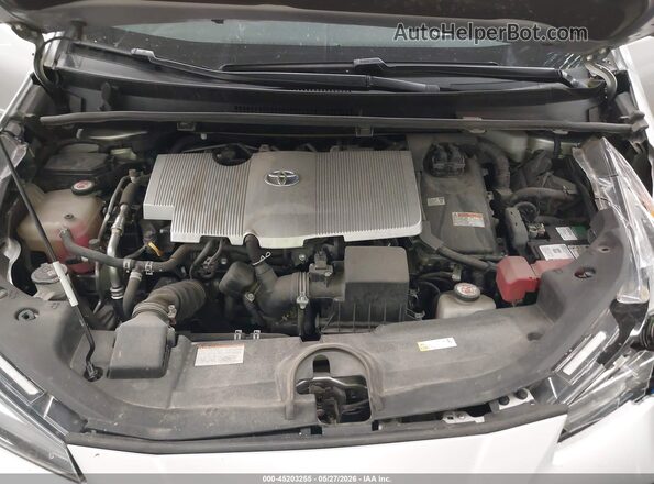 JTDL9RFU5K3011157 2019 TOYOTA PRIUS Silver უკანა ხედი