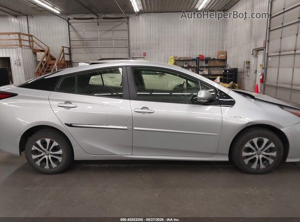 JTDL9RFU5K3011157 2019 TOYOTA PRIUS Silver უკანა სალონის ხედი