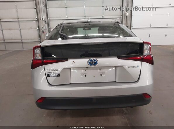 JTDL9RFU5K3011157 2019 TOYOTA PRIUS Silver 