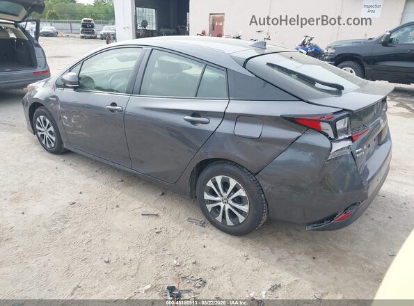 JTDL9RFU9K3009346 2019 TOYOTA PRIUS Gray Հետևի ձախ