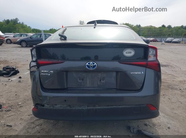 JTDL9RFU9K3009346 2019 TOYOTA PRIUS Gray 