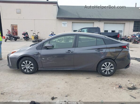 JTDL9RFU9K3009346 2019 TOYOTA PRIUS Gray Սալոնի 360 աստիճան տեսք