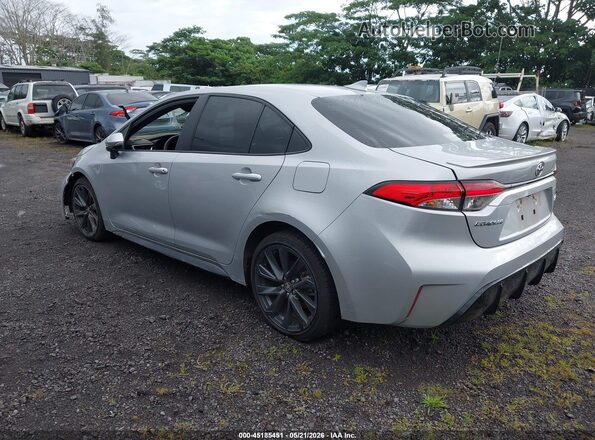 JTDP4MCE4S3525565 2025 TOYOTA COROLLA Silver Задня ліва чверть