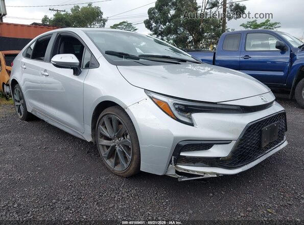 JTDP4MCE4S3525565 2025 TOYOTA COROLLA Silver 