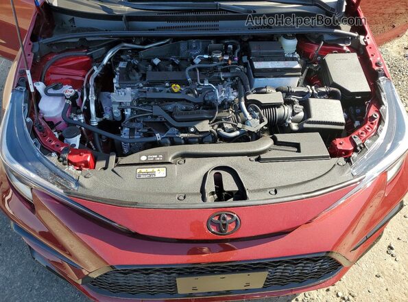 JTDP4MCE4T3527902 2026 TOYOTA COROLLA Red Widok wnętrza z tyłu