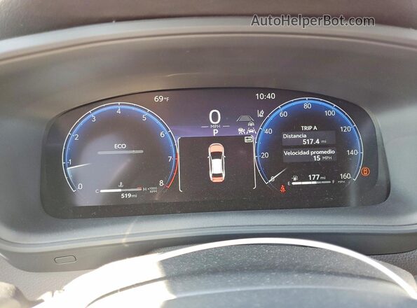 JTDP4MCE4T3527902 2026 TOYOTA COROLLA Red Widok zestawu wskaźników