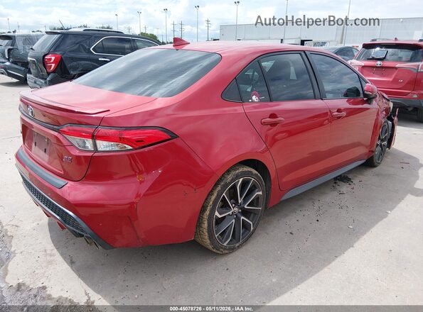 JTDP4RCE7LJ023076 2020 TOYOTA LL Красный Задняя правая четверть