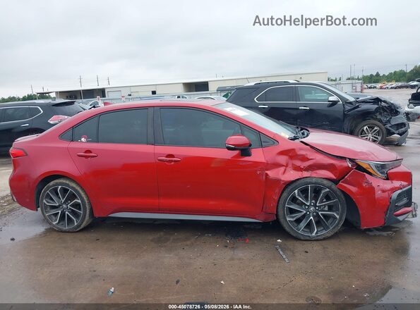 JTDP4RCE7LJ023076 2020 TOYOTA LL Красный Вид задней части салона