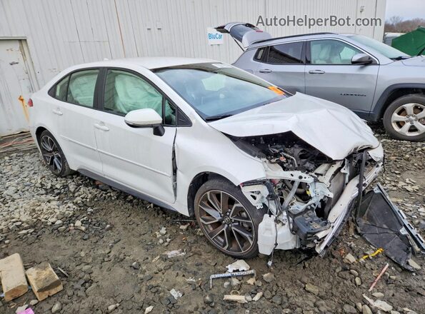 JTDS4MCE0MJ080217 2021 TOYOTA COROLLA White 
