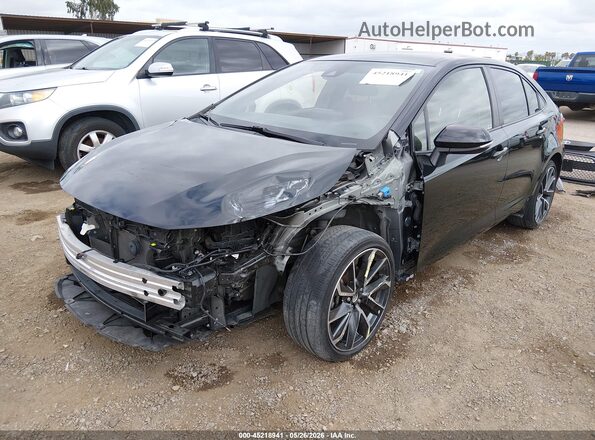 JTDS4MCE0NJ098931 2022 TOYOTA COROLLA Black Вид спереду